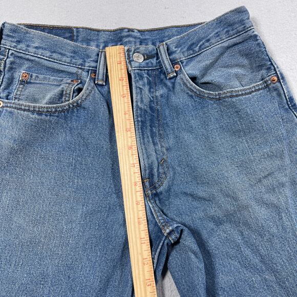 Levi's 550 Relaxed Fit Jeans‎ Men 30x30 Light Wash Denim Straight Leg Tag 31x30 - Picture 5 of 12